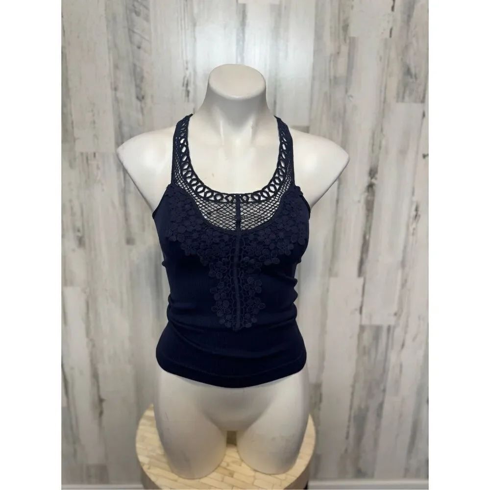 Navy blue tank top